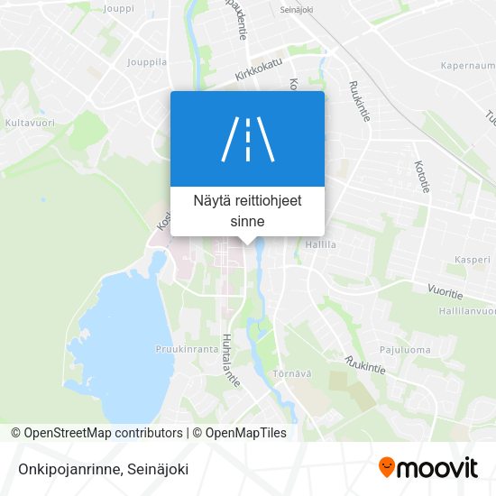 Onkipojanrinne kartta