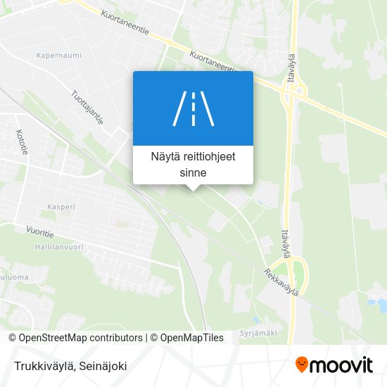 Trukkiväylä kartta