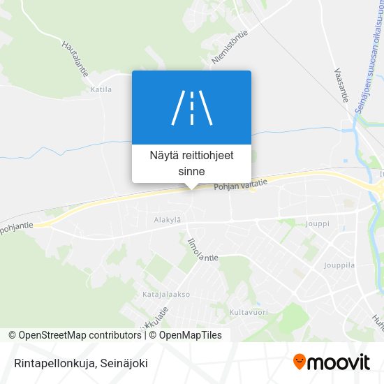 Rintapellonkuja kartta