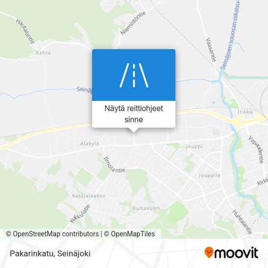 Pakarinkatu kartta