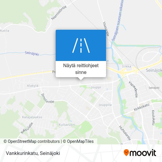 Vankkurinkatu kartta