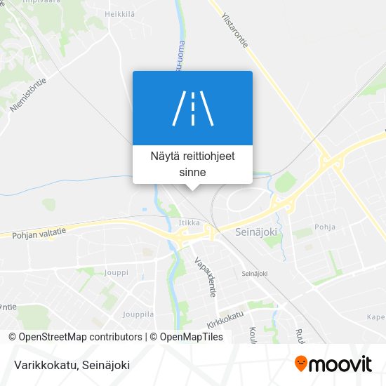 Varikkokatu kartta