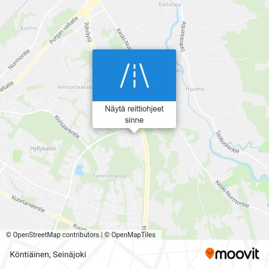 Köntiäinen kartta