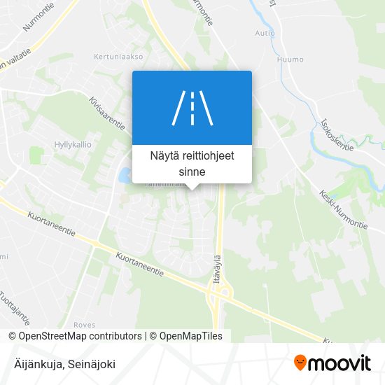 Äijänkuja kartta