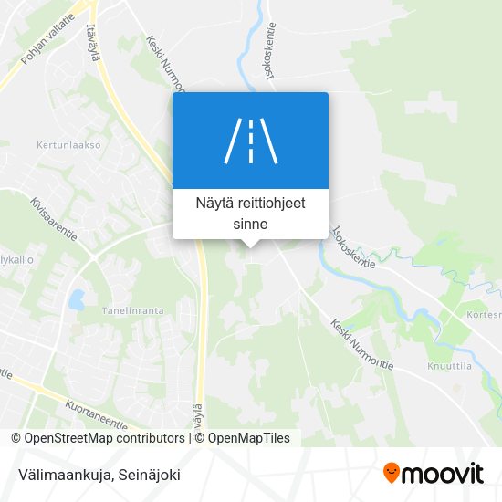 Välimaankuja kartta