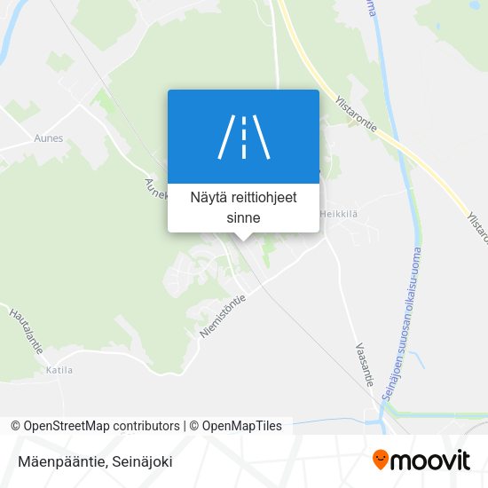 Mäenpääntie kartta
