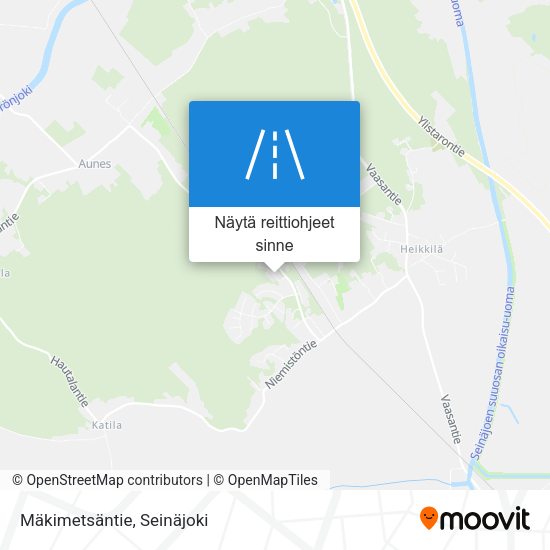 Mäkimetsäntie kartta