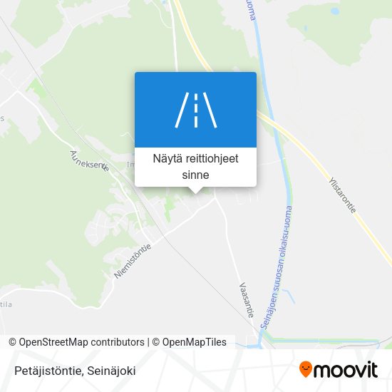 Petäjistöntie kartta