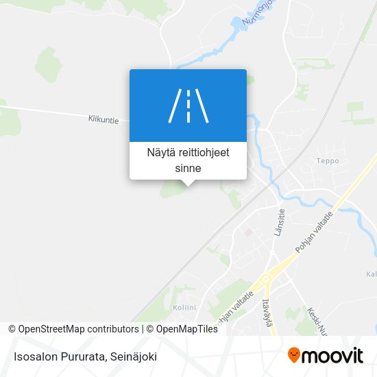 Isosalon Pururata kartta