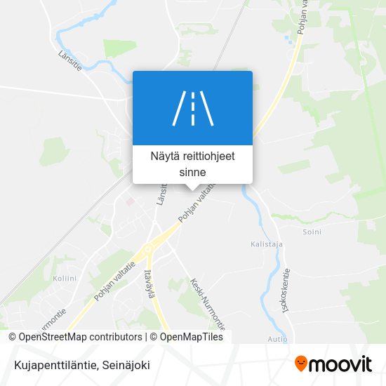 Kujapenttiläntie kartta
