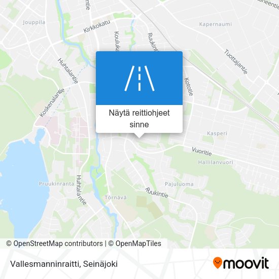 Vallesmanninraitti kartta