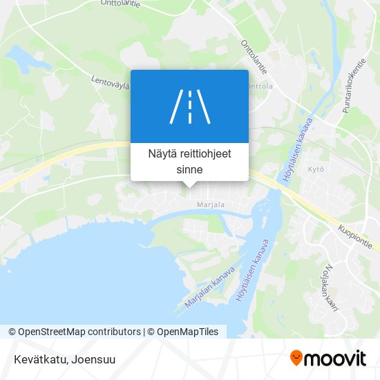 Kevätkatu kartta