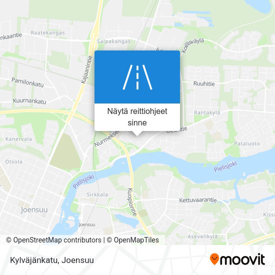Kylväjänkatu kartta