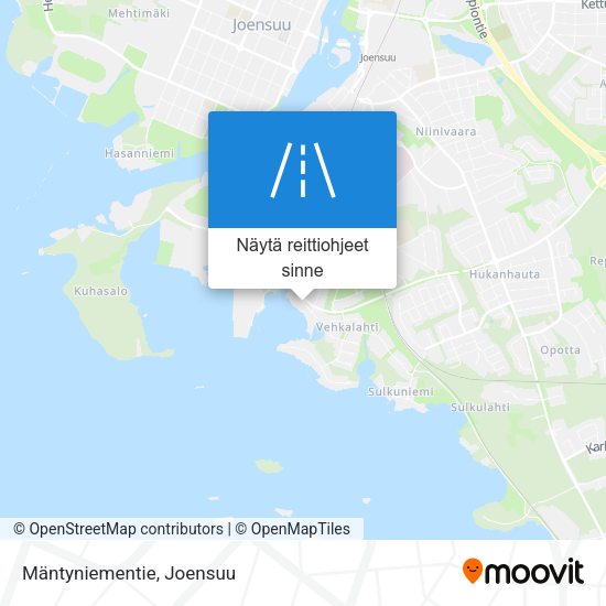 Mäntyniementie kartta
