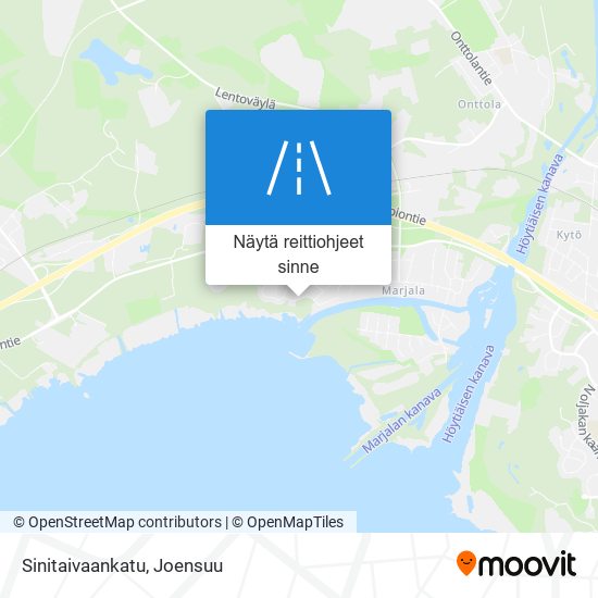 Sinitaivaankatu kartta