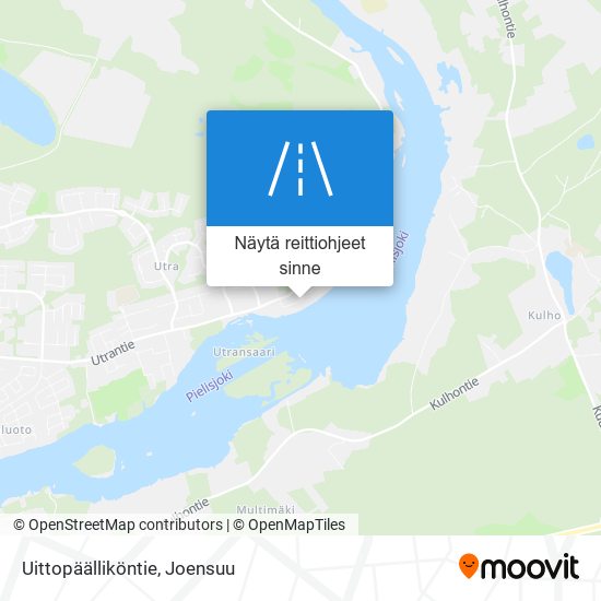 Uittopäälliköntie kartta