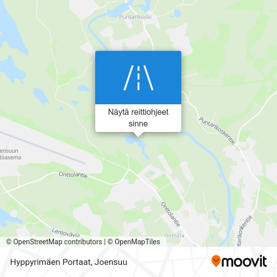 Hyppyrimäen Portaat kartta