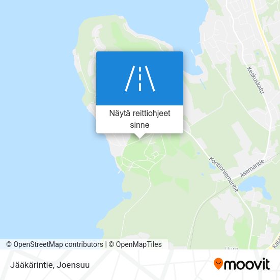 Jääkärintie kartta