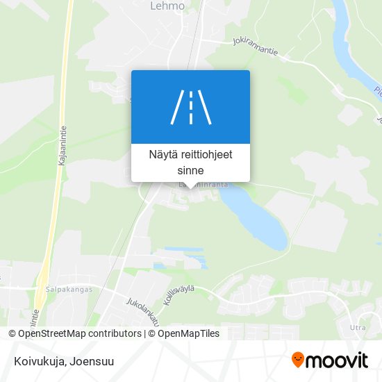 Koivukuja kartta