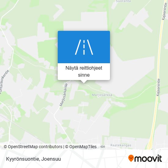 Kyyrönsuontie kartta