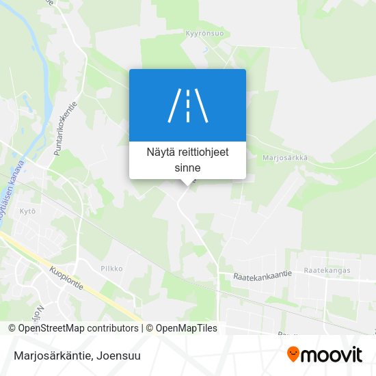 Marjosärkäntie kartta