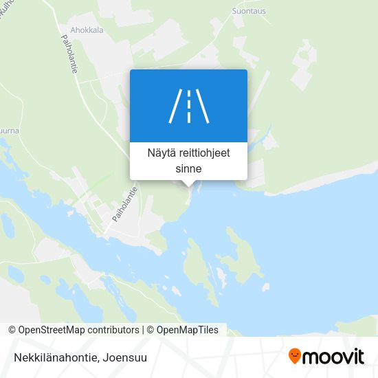 Nekkilänahontie kartta