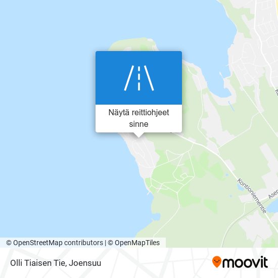 Olli Tiaisen Tie kartta