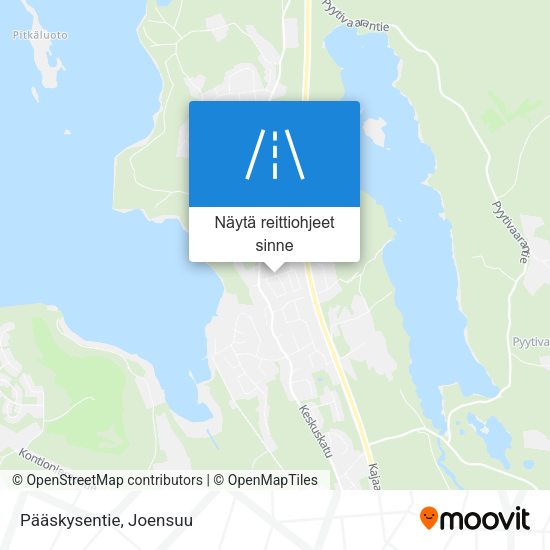 Pääskysentie kartta