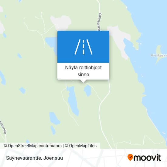 Säynevaarantie kartta