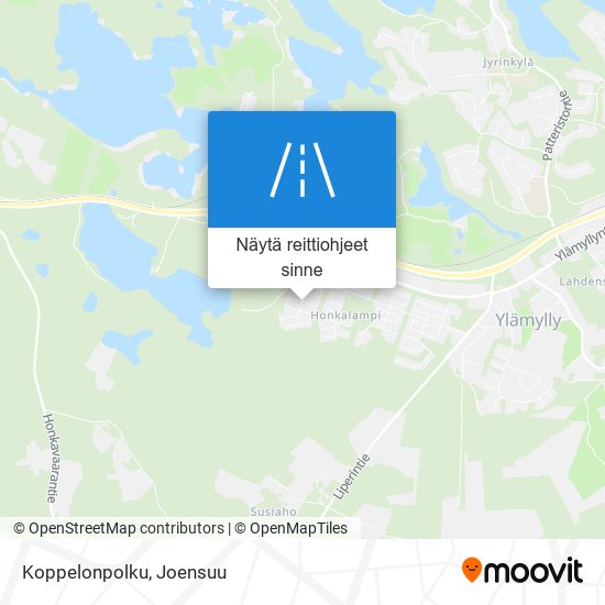 Koppelonpolku kartta