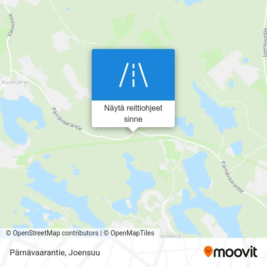 Pärnävaarantie kartta