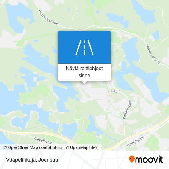 Vääpelinkuja kartta