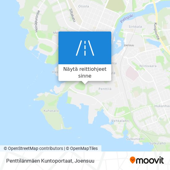 Penttilänmäen Kuntoportaat kartta