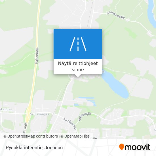 Pysäkkirinteentie kartta