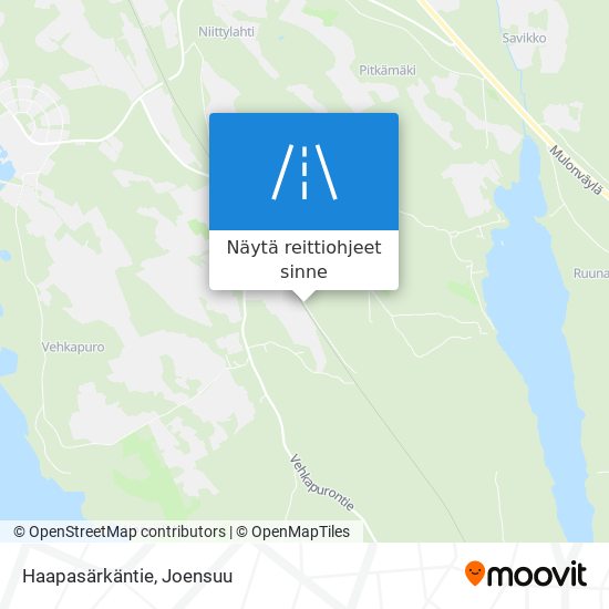 Haapasärkäntie kartta