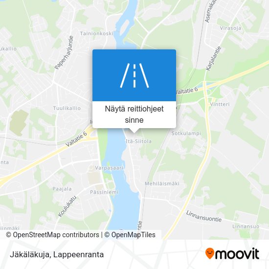 Jäkäläkuja kartta