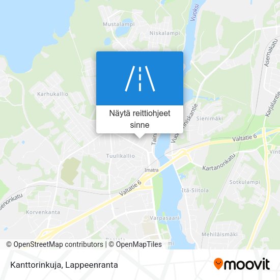 Kanttorinkuja kartta