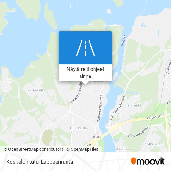 Koskelonkatu kartta