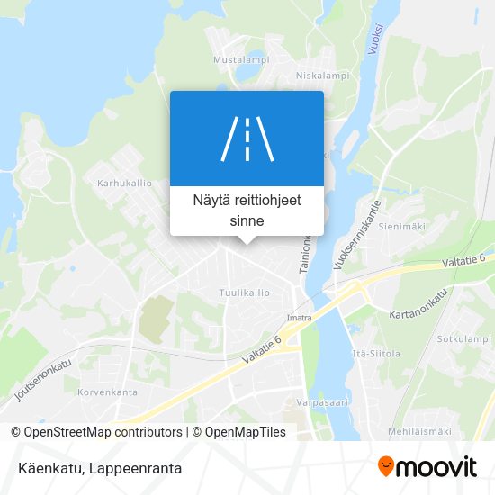 Käenkatu kartta