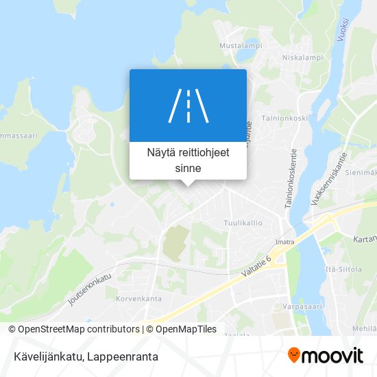 Kävelijänkatu kartta