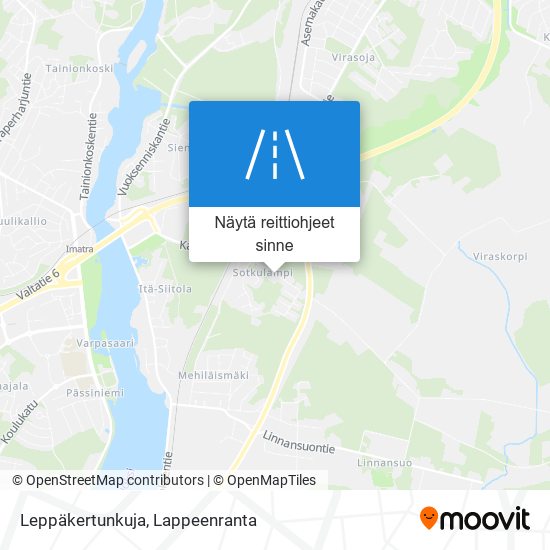 Leppäkertunkuja kartta