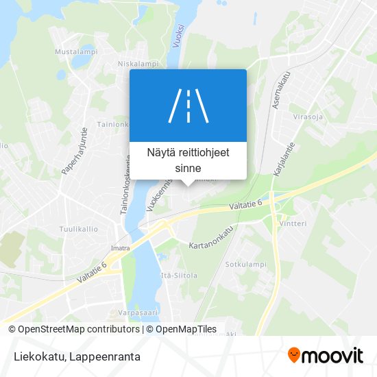 Liekokatu kartta