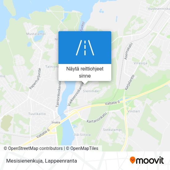 Mesisienenkuja kartta