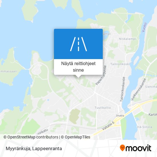 Myyränkuja kartta