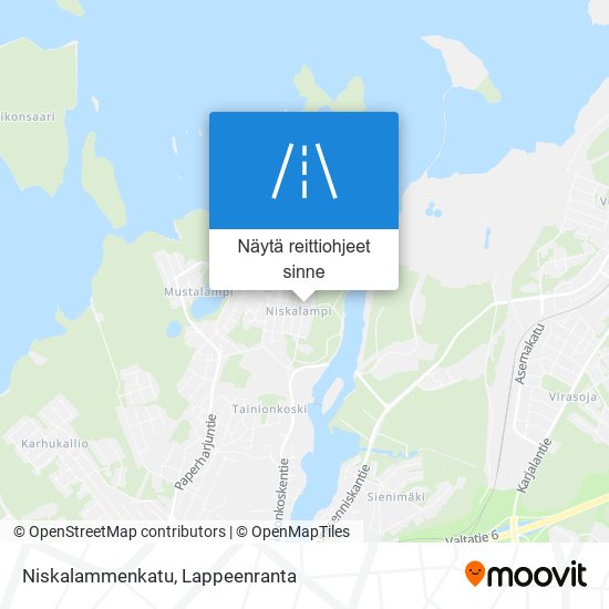 Niskalammenkatu kartta