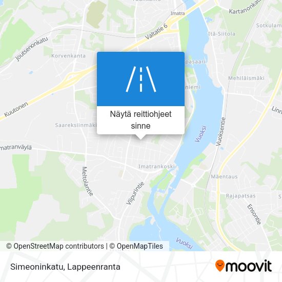 Simeoninkatu kartta