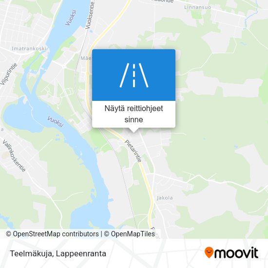 Teelmäkuja kartta