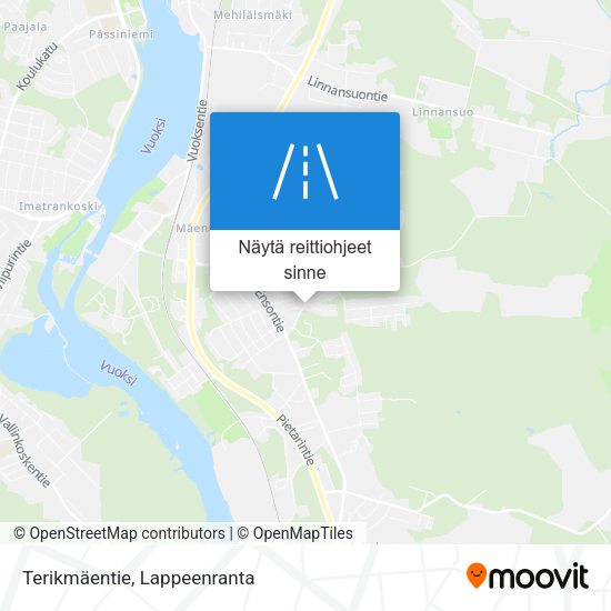 Terikmäentie kartta