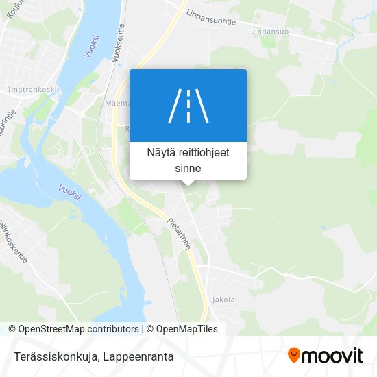 Terässiskonkuja kartta