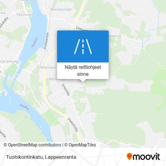 Tuohikontinkatu kartta